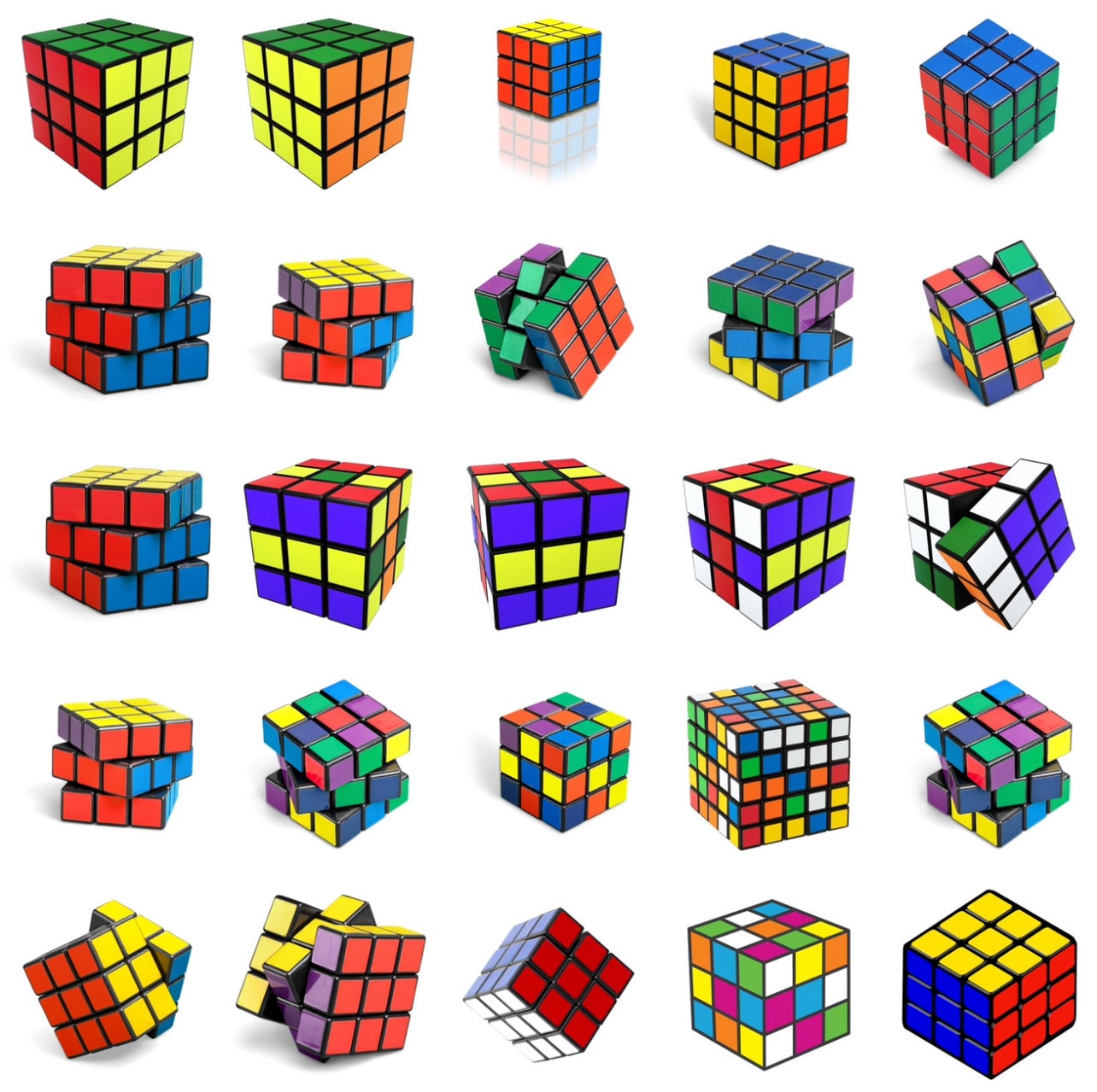 CUBO DI RUBIK Originale Puzzle Vintage Giocattolo Retrò Ideale 1981 In - Foto 8