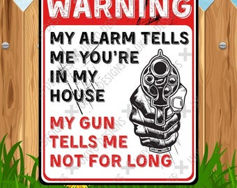 Alu-Warnschild 'Due To The Price Increase In Ammo…' – Witziges Outdoor-Schild Aus Stabilem Aluminium