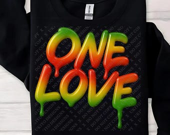 One Love, Peace, Unity, Reggae Vibes, Rasta Culture, Jamaican Pride, Island PNG ONLY| Printable| Sublimation| Instant Digital Download