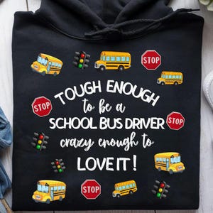 Motorista de ônibus, Duro o suficiente para ser um motorista de ônibus, Humor de motorista de ônibus, Ônibus escolar PNG SOMENTE | Clipart para impressão | Download digital instantâneo [3]