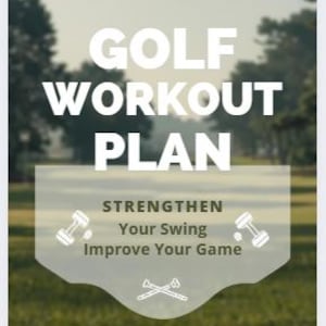 Plan de entrenamiento físico para golf