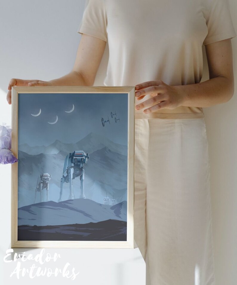 Star Wars Poster Minimalist Tatooine Star Wars Art - Etsy