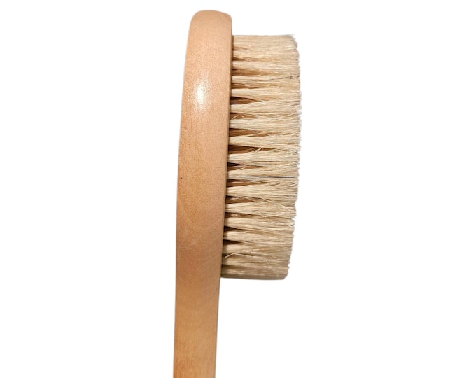 Long Handled Boar's Hair Shower Brush
