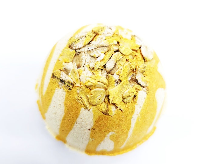 Hand Crafted Bath Bomb - Calm Your Tits Scent with Colloidal Oats