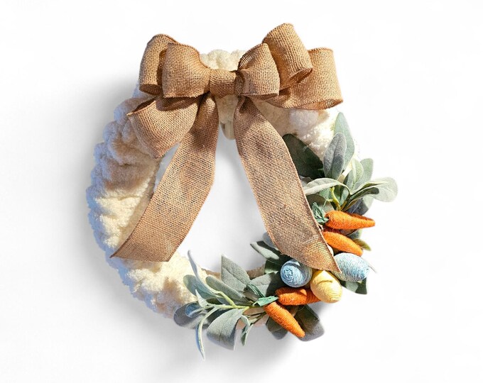 15-inch Hand crafted Easter Wreath