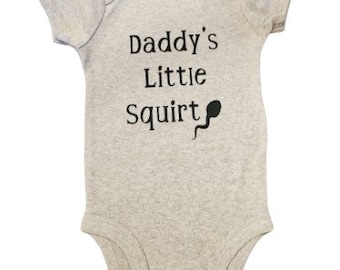 Onesie - Funny baby clothes - Daddy's Little Squirt
