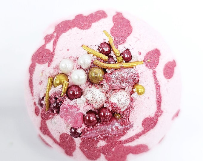 Hand Crafted Bath Bomb - My Sweetest Pea Scent