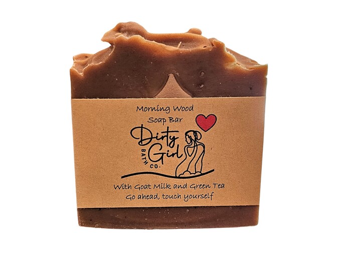 Morning Wood Rustic Hand-Crafted Soap Bar with Goat Milk and Green Tea
