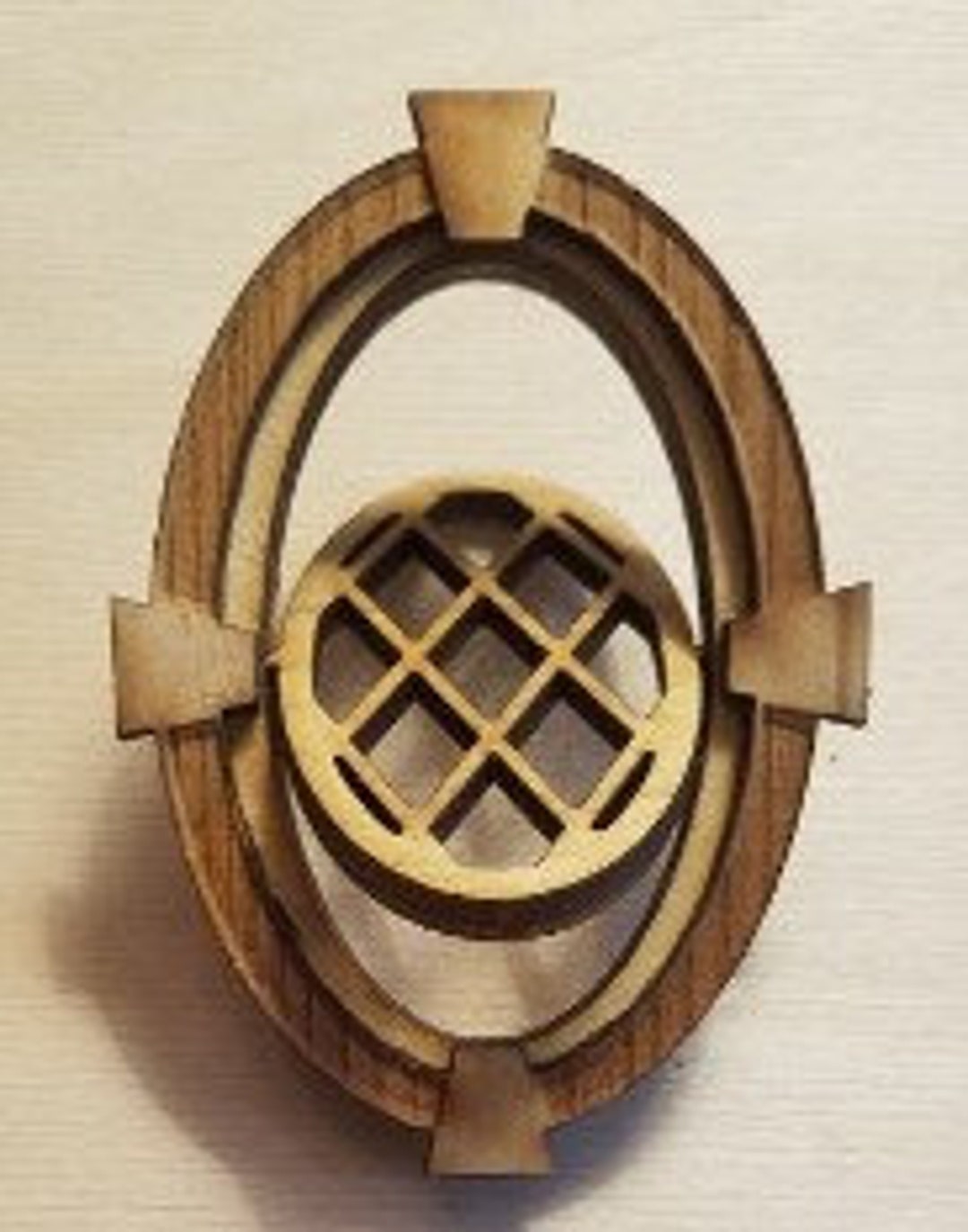 Working Oval Diamond Window With Keystone - Etsy