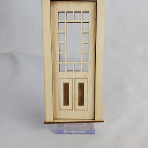 17 Light 2 Raised Panel Dollhouse Door