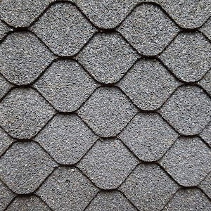 Decorative Fishscale Asphalt Roofing