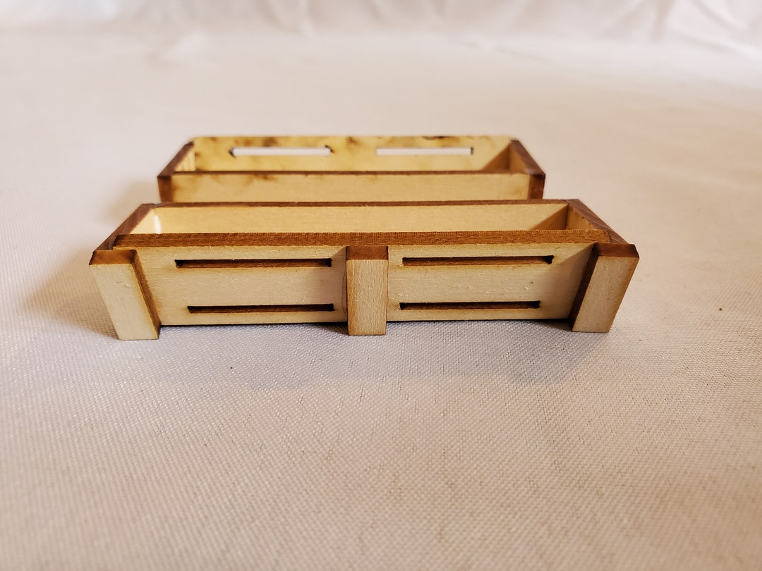 Slat Dollhouse Window Boxes Etsy