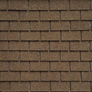Brown Square Asphalt Roofing