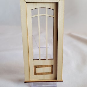 6 Light 1 Raised Dollhouse Door