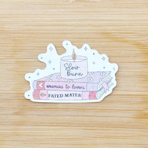Romance Tropes Sticker, Bookish Stickers, Book Lover Gift, Bookish Merch, Kindle Sticker, Smut Reader, Reading Lover, E-Reader