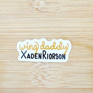 Wing Daddy Sticker, Fourth Wing Sticker, Empyrean Dragon Sticker, Iron Flame Sticker, Waterproof Bookish Sticker, Kindle