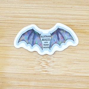 Wings Sticker, ACOTAR, Rhysand, A Court of Thorns and Roses, Feyre, Night Court, Fae, Mist and Fury, Sarah J Maas