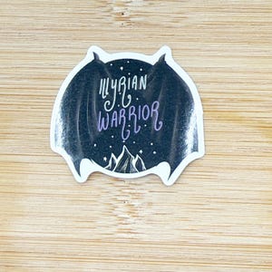 Warrior Sticker, ACOTAR, Rhysand, A Court of Thorns and Roses, Feyre, Night Court, Fae, Mist and Fury, Sarah J Maas