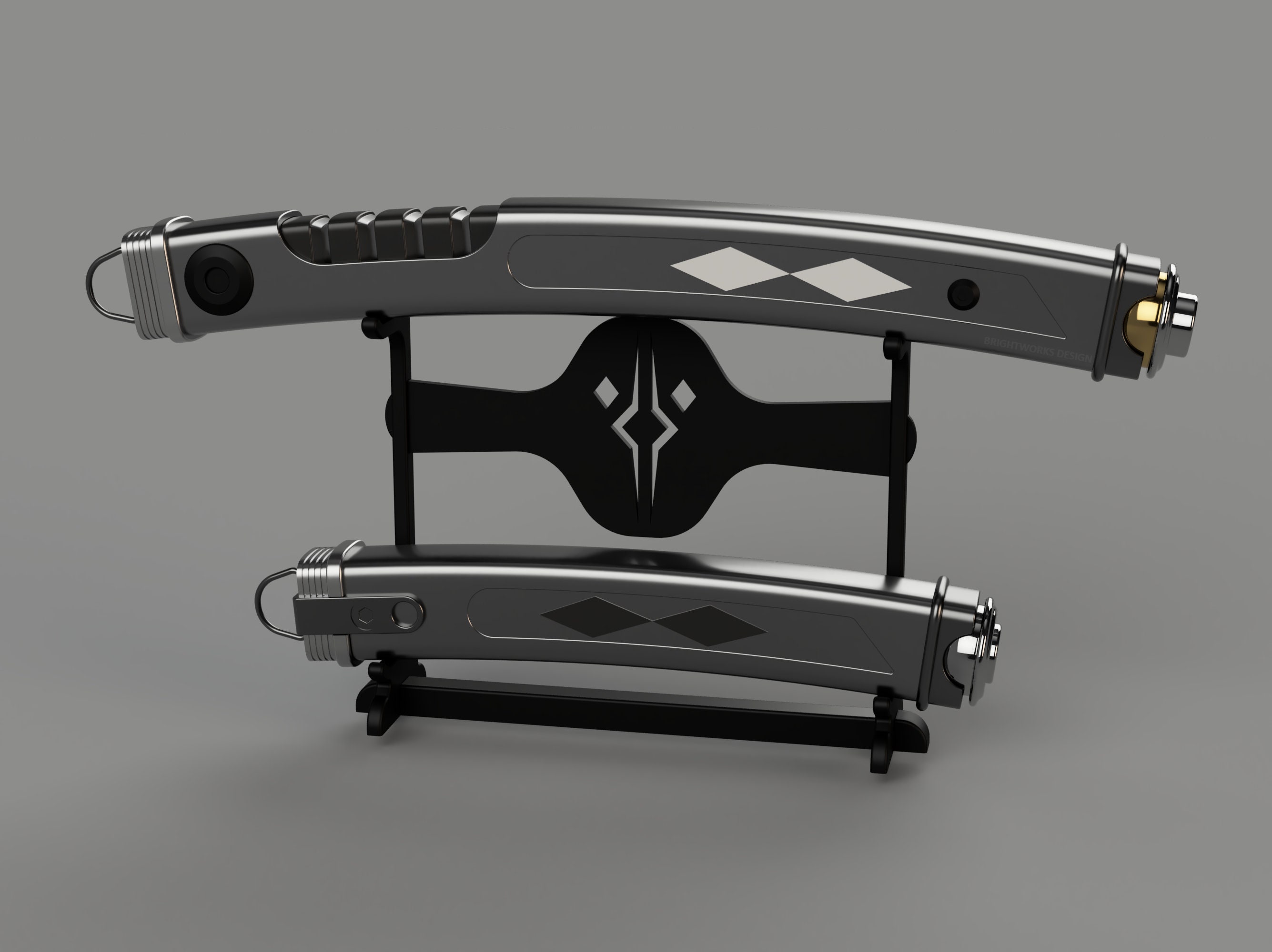 Ahsoka Tano White Lightsabers W. Stand 3D Print .STL File (Download Now) Etsy