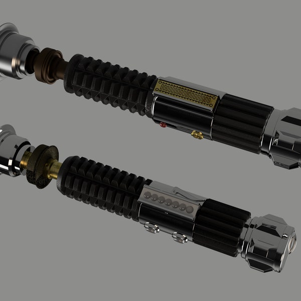 Obi Wan Kenobi Third Lightsaber – A New Hope and Revenge of the Sith Variants - 3D Print .STL File