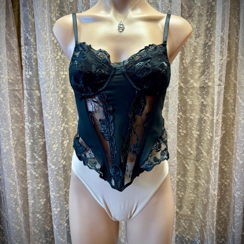 BLACK STONE BUSTIER CAPE SET main image 1