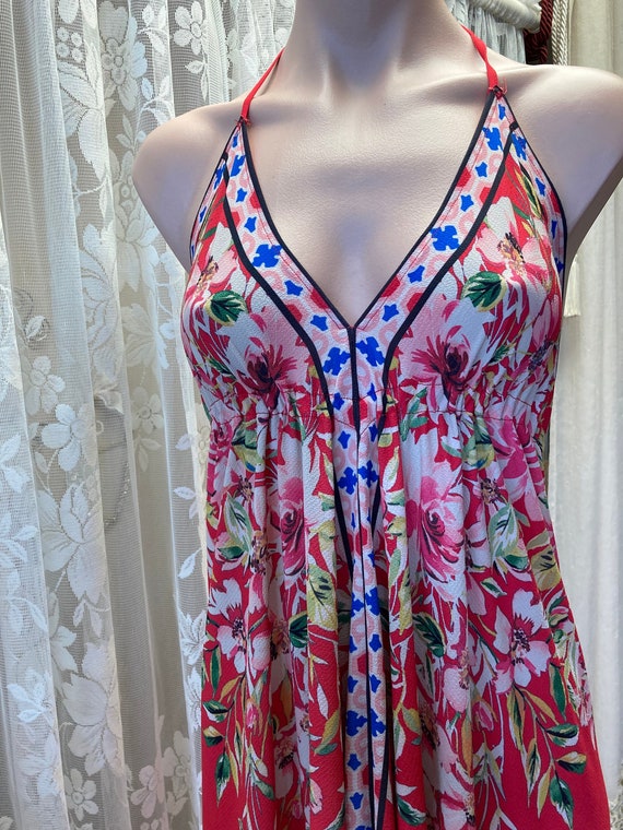 Summer Scarf Dress by Flying Tomato, Size Small, B