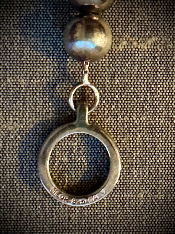 Sterling Silver Bead Bracelet, Milor of Milan, It… - image 6