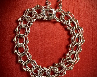 Vintage Sterling Silver Charm Bracelet