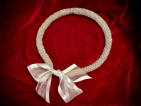 Silver Multicolored Beaded Watch Choker