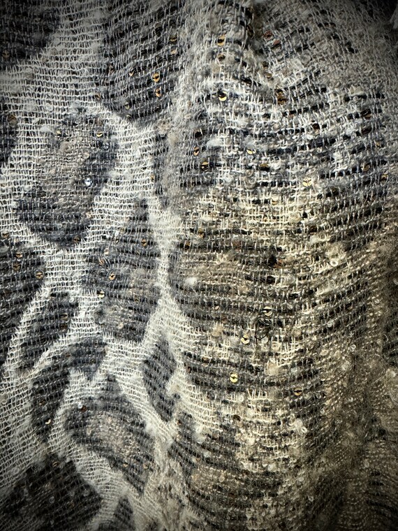 Lightweight Shawl, Full Triangle with Dusting of … - image 5