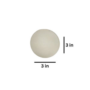 Peut inclure: Un disque rond blanc de 7,6 cm de diam&egrave;tre.