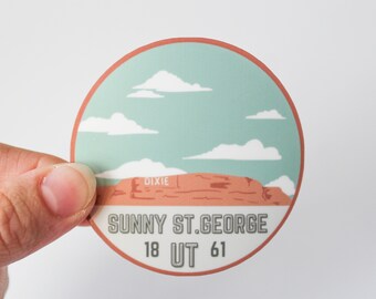 St. George Sticker - Etsy