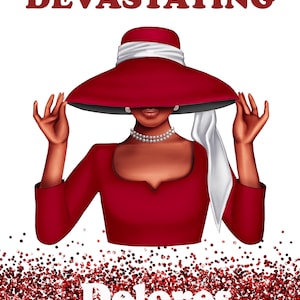 Devastating Crimson and Cream Velveteen Plush Blanket inspired by Delta Sigma Theta Sorority, Personalized Delta Blanket