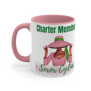Charter Member AKAversary mug, gift for Charter soror, mug inspired by Sorority