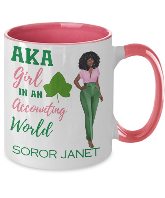 AKA accountant mug, accounting gift inspired by Sorority, MIP gift