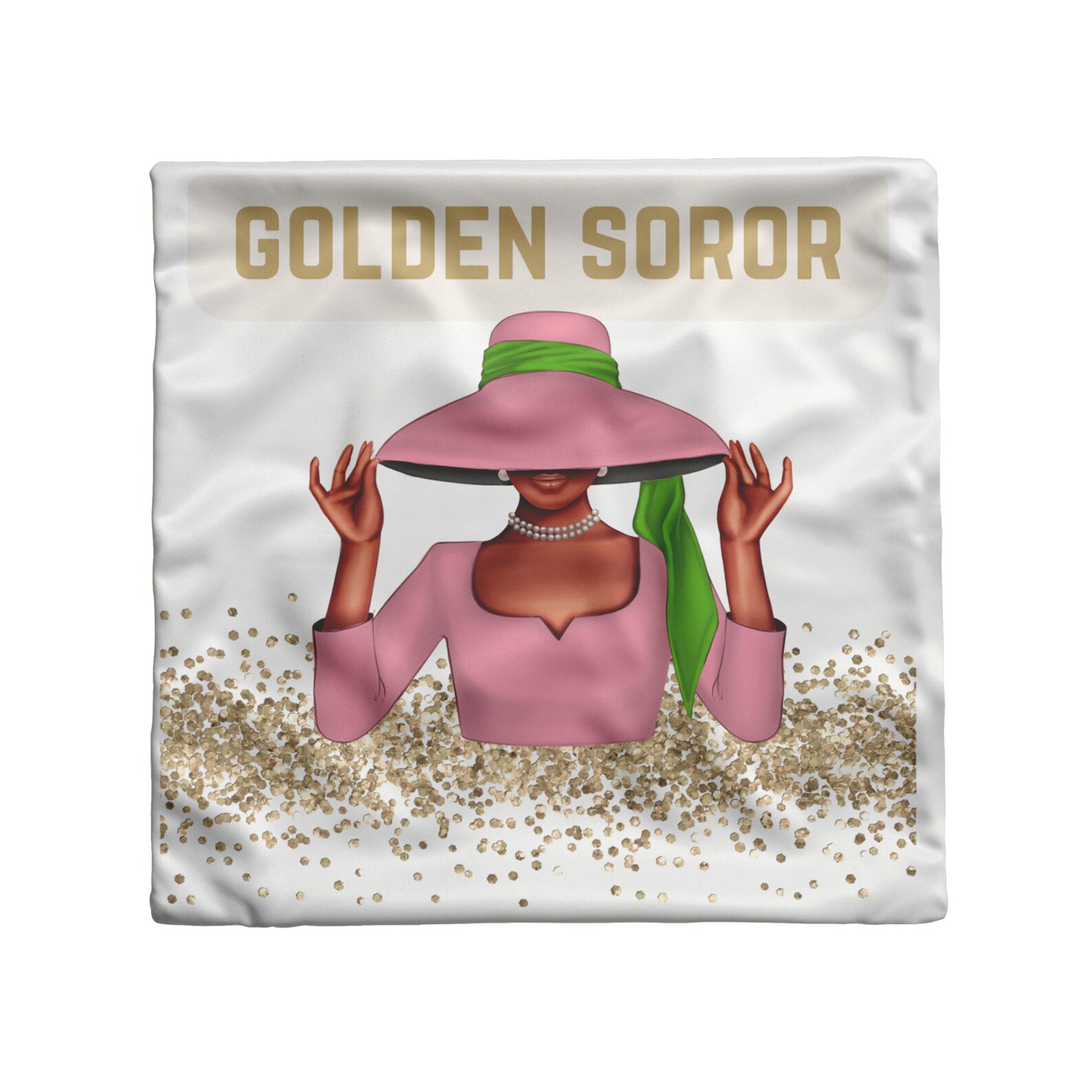 Golden Soror Pillow 50th Akaversary Pillow Case Gift for Etsy