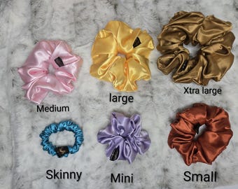 Satin Hair Scrunchie: