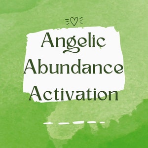 Attivazione dell&#39;ABONDANZA angelica, Linguaggio della Luce SPIRITUALE Scaricabile digitale Ricchezza e prosperità CODIFICATA Guarigione energetica, Doni spirituali