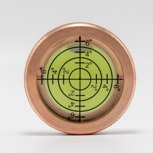 Copper EDC Spirit Level - Pocket Leveling Tool, Personalized image 7