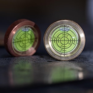 Copper EDC Spirit Level - Pocket Leveling Tool, Personalized image 4