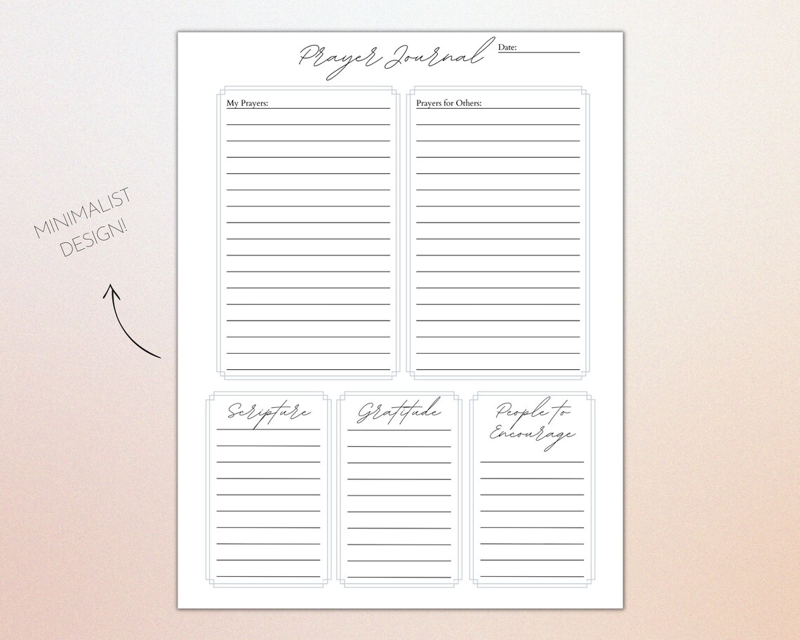 Faith Journal Printable Bible Study Sheets Sermon Notes - Etsy