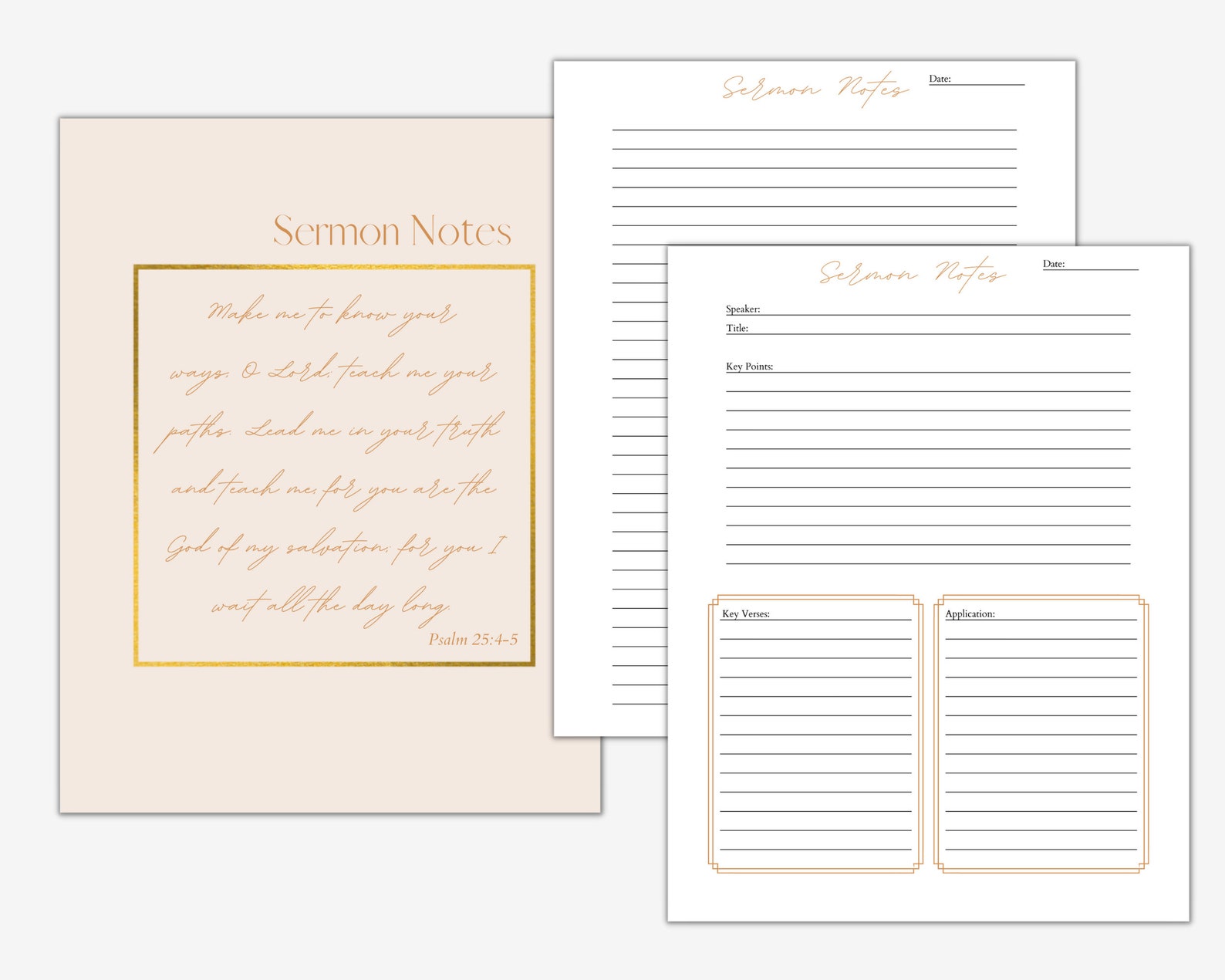 Faith Journal Faith Binder Printable Bible Study Sheets | Etsy