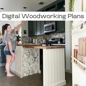 Expandable Kitchen Island Digital Woodworking Plans