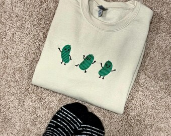 Embroidered Pickles Sweatshirt
