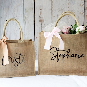 Bridesmaid Tote Bags, Personalized Bridesmaid Bags, Bridal Party Bridesmaid Gifts, Maid of Honor Tote, Custom Bridesmaid Tote Bags, Tote Bag