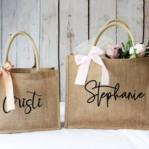 Bridesmaid Tote Bags, Personalized Bridesmaid Bags, Bridal Party Bridesmaid Gifts, Maid of Honor Tote, Custom Bridesmaid Tote Bags, Tote Bag