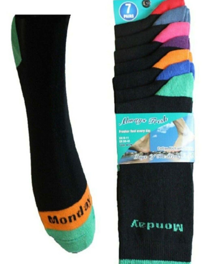 thumbnail image 2 of Rozgul 6 Pairs Men's Argyle Diamond Pattern Socks – Cotton Rich Lycra, UK Size 6-11 2 of 4