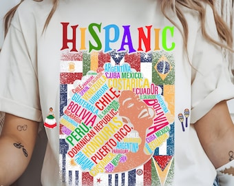 Hispanic Heritage Month PNG: Sublimationsdesign, Cricut und Silhouette