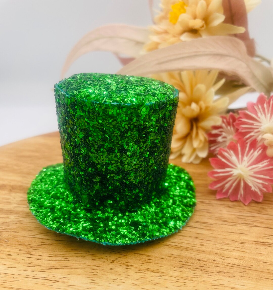 Mini Top Hat Hair Clip Green Top Hat Hair Clip Etsy