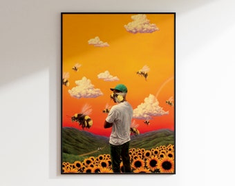 Tyler The Creator - Flower Boy Poster, Trendy Poster, Music Artists Poster, Wall Decor, Wall Art, Instant Download, Digital Print